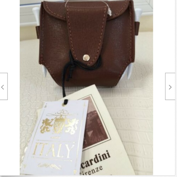 Moscardini Firenze 4x Golf Balls Golf Tees Case - Picture 3 of 5